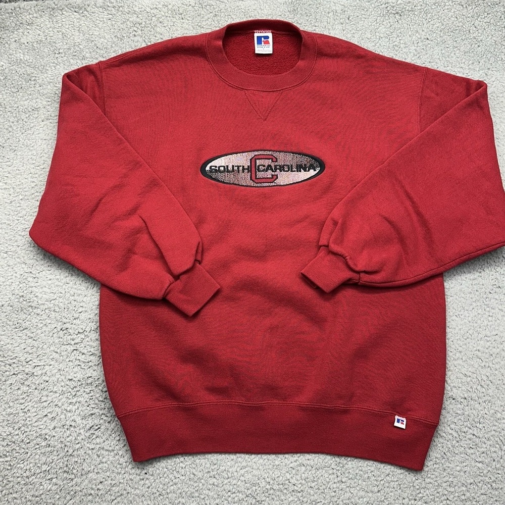 Russell Athletic Adult Large South Carolina USC Gamecocks Crewneck Sweatshirt